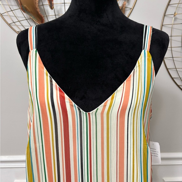 Colorful Striped Summer Long Maxi Dress - Picture 4 of 8